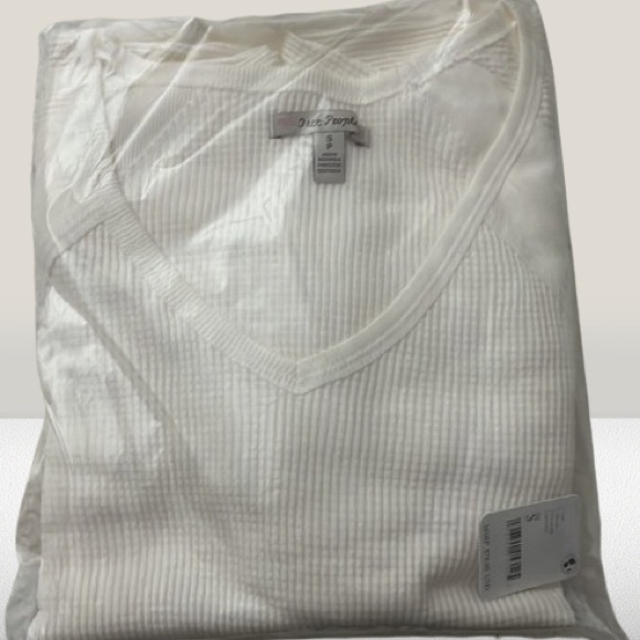 🌟FREE PEOPLE Off-White Santa Clara Thermal NWT Size S🌟 - Picture 4 of 4